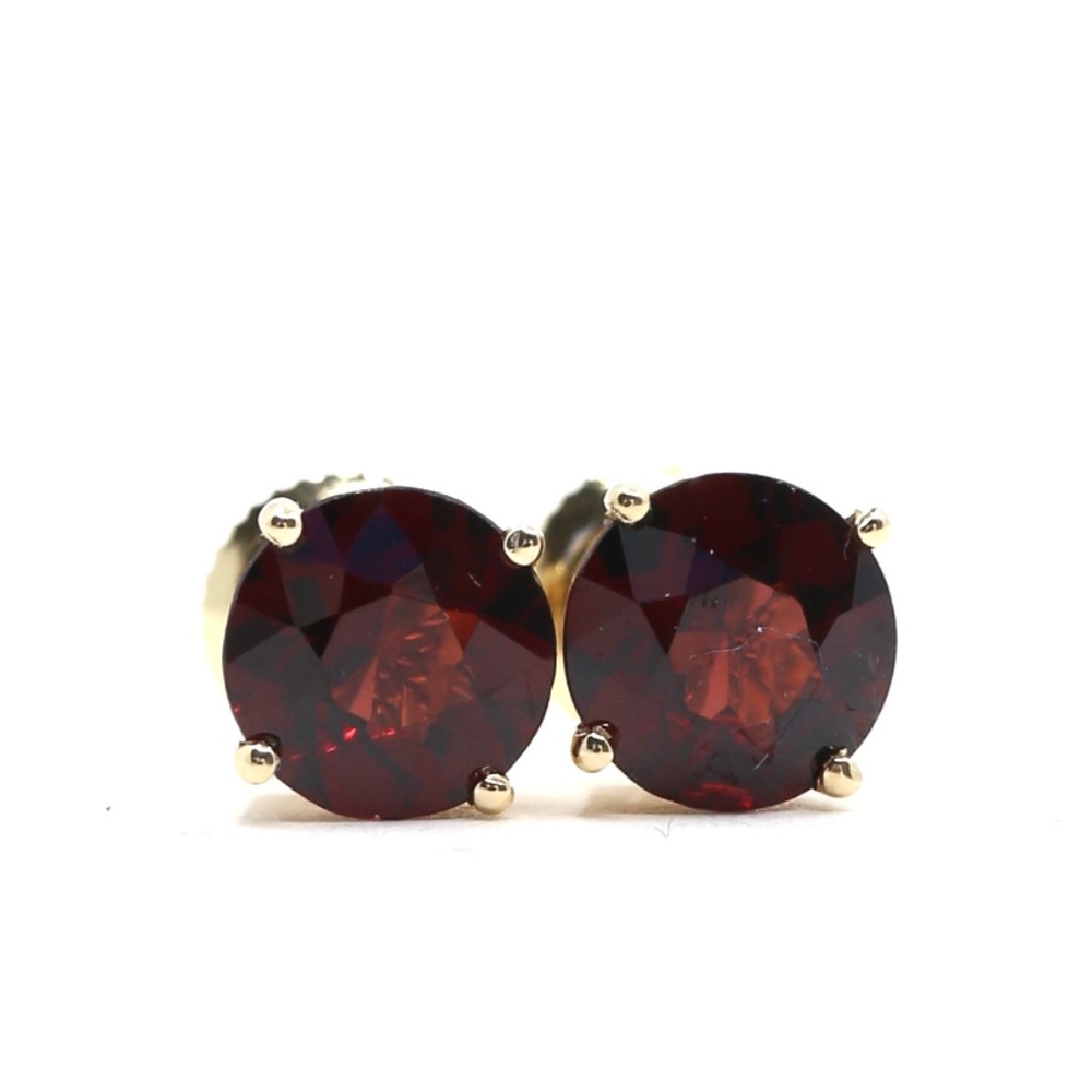 2.54 Carat Red Ruby Earrings